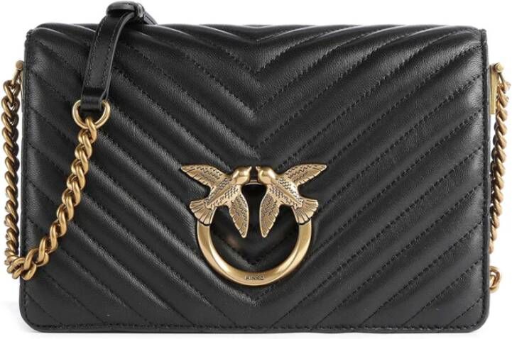 Pinko Stijlvolle Crossbodytassen voor Dagelijks Gebruik Black Dames - Foto 9