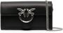 Pinko Elegante Zwarte Leren Portemonnee Love One Black Dames - Thumbnail 1