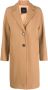 Pinko Beige Jas met Inkeping Revers Beige Dames - Thumbnail 1