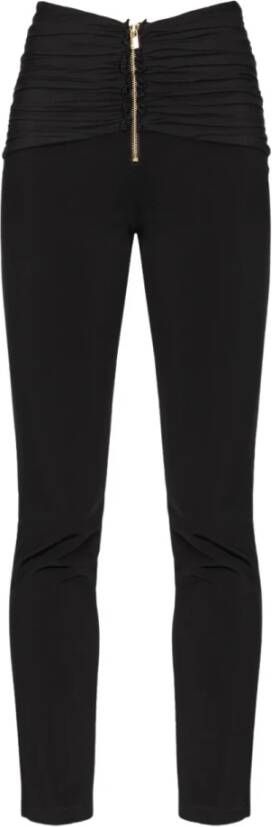 Pinko Elegante Zwarte Broek Black Dames