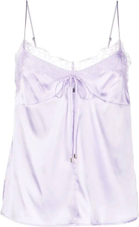Pinko Sleeveless Tops Paars Dames