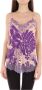 Pinko Gaggiolo Top van Viscose Purple Dames - Thumbnail 3