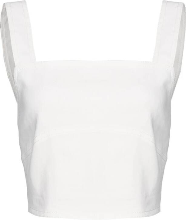 Pinko Sleeveless Tops Wit Dames