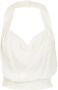 Pinko Sleeveless Tops Wit Dames - Thumbnail 1