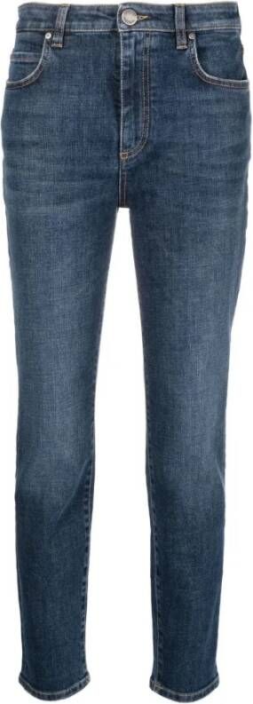Pinko Slim-fit jeans Blauw Dames
