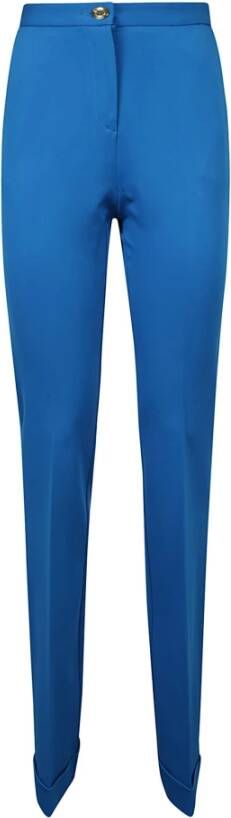 Pinko Slim-fit Trousers Blauw Dames