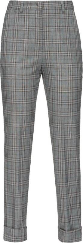 pinko Slim-fit Trousers Grijs Dames