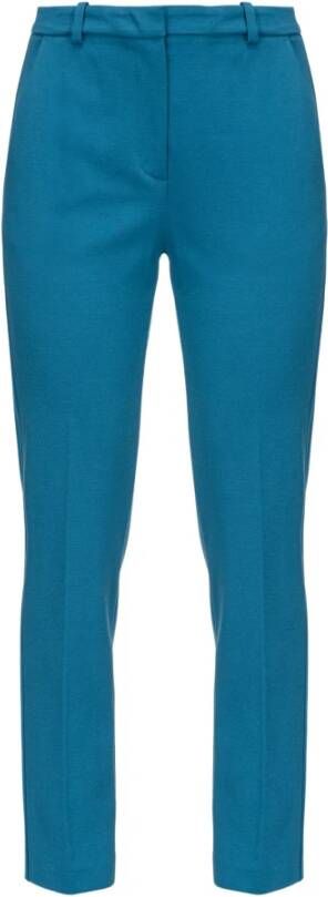 Pinko Pauline Pantalone Punto Stoffa Blauw Dames