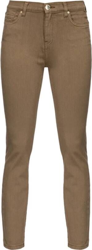 Pinko Groene Skinny Jeans voor Vrouwen Green Dames