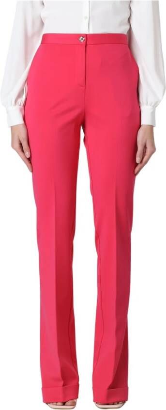 pinko Slim-fit Trousers Rood Dames