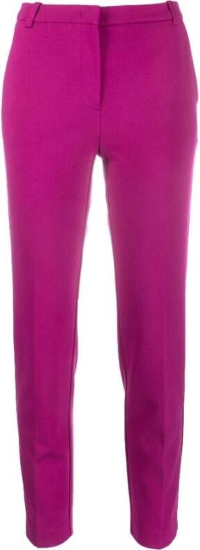 Pinko Slim-fit Trousers Roze Dames