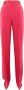 Pinko Crepe Palazzo Broek met Logoknoppen Pink Dames - Thumbnail 5