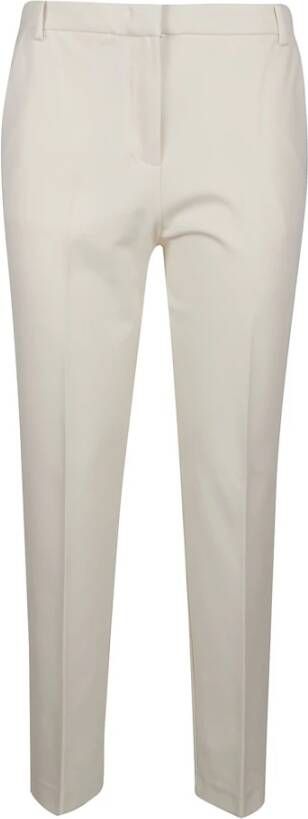 Pinko Slim-fit Trousers Wit Dames