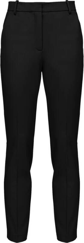 pinko Slim-fit Trousers Zwart Dames