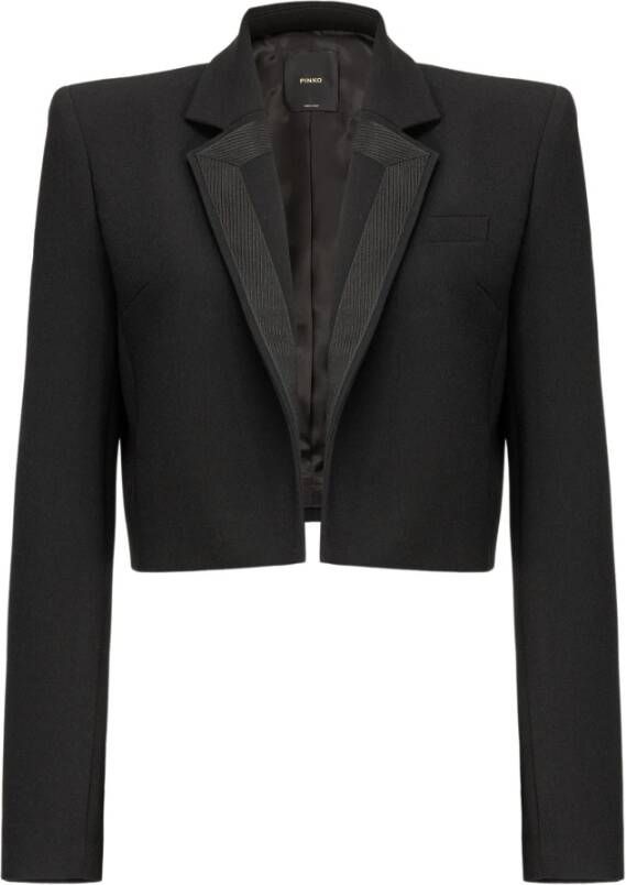 Pinko Elegante zwarte blazer voor dames Black Dames
