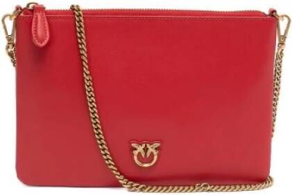 Pinko Bordeaux Tassen Stijlvol en Trendy Rood Dames