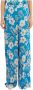 Pinko Straight Trousers Blauw Dames - Thumbnail 3