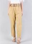 Pinko Avida Pantalone Pj704 Pelleovo Geel Dames - Thumbnail 1