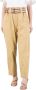 Pinko Avida Pantalone Pj704 Pelleovo Geel Dames - Thumbnail 4