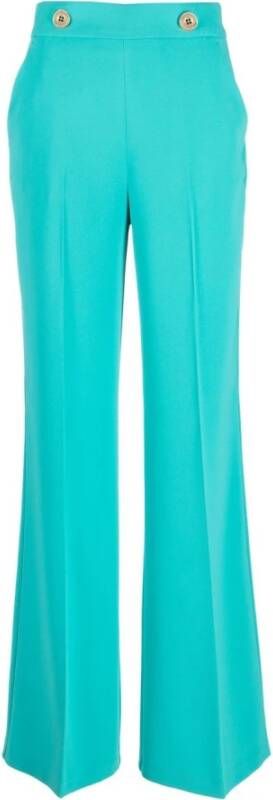 pinko Straight Trousers Groen Dames