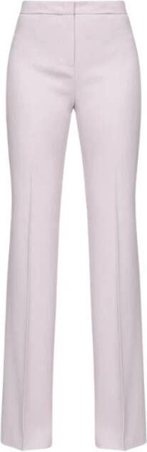 pinko Straight Trousers Roze Dames