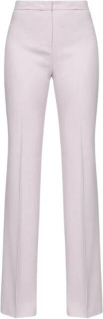 Pinko Straight Trousers Roze Dames