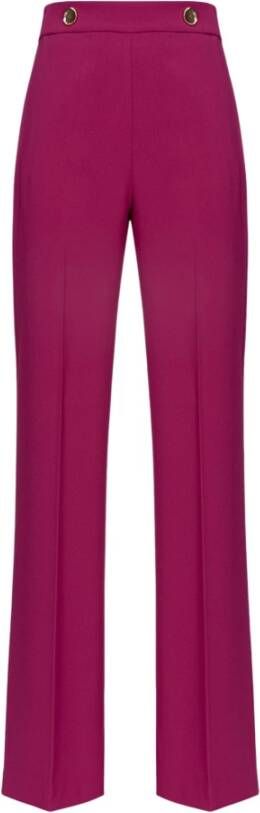 Pinko Sbozzare Broek Stijlvol en Comfortabel Purple Dames