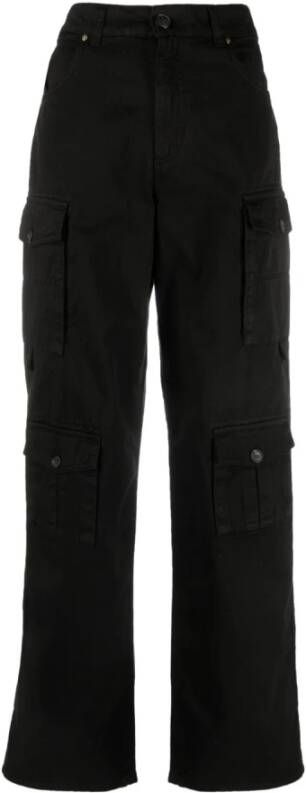 Pinko Straight Trousers Zwart Dames