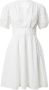 Pinko Witte Sangallo Jurk met Korte Mouwen White Dames - Thumbnail 4