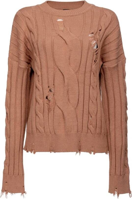 Pinko Sweater Bruin Dames
