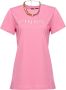 Pinko T-shirt with jewel chain Roze Dames - Thumbnail 3