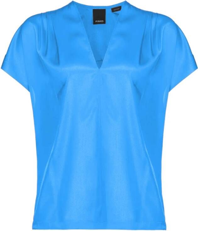 Pinko T-Shirts Blauw Dames