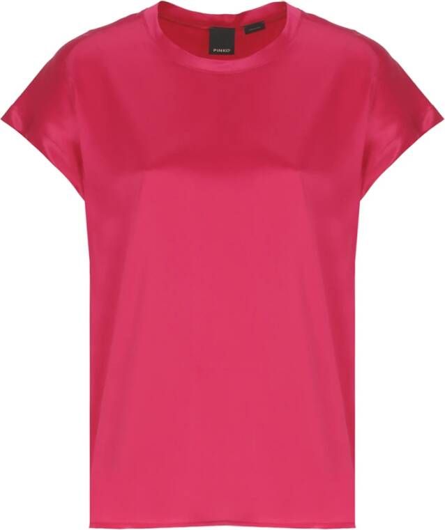 Pinko Women Clothing T-Shirts Polos Pink Noos Roze Dames