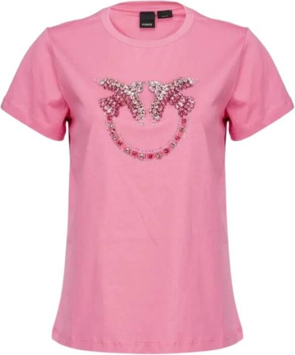 Pinko Quentin T-Shirt Roze Dames