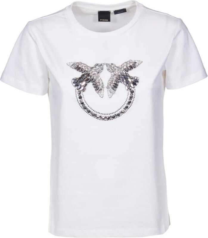 Pinko T-Shirts Wit Dames