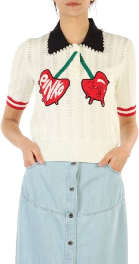 Pinko T-Shirts Wit Dames