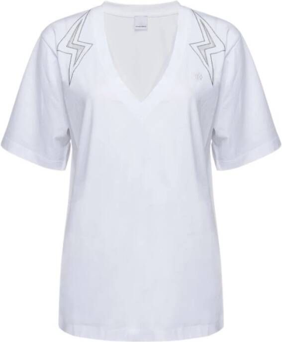 Pinko Witte T-shirt White Dames