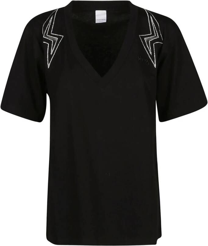 Pinko T-Shirts Zwart Dames