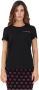 Pinko Jersey katoenen T-shirt met Lady Print Zwart Dames - Thumbnail 2
