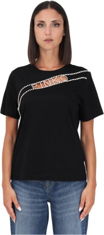 Pinko Stijlvolle T-Shirt Black Dames