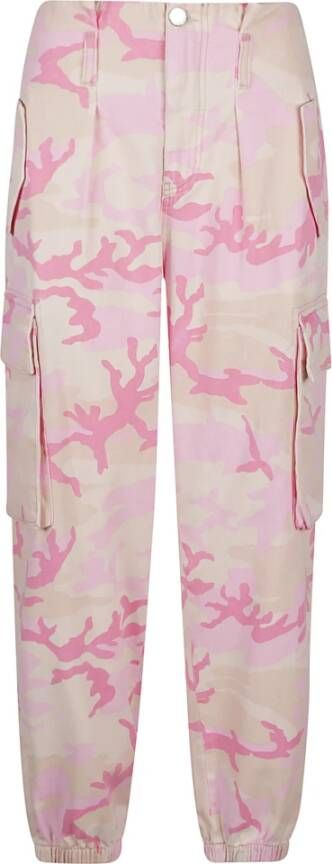 Pinko Tapered Trousers Roze Dames