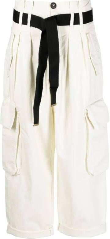 Pinko Tapered Trousers White Dames