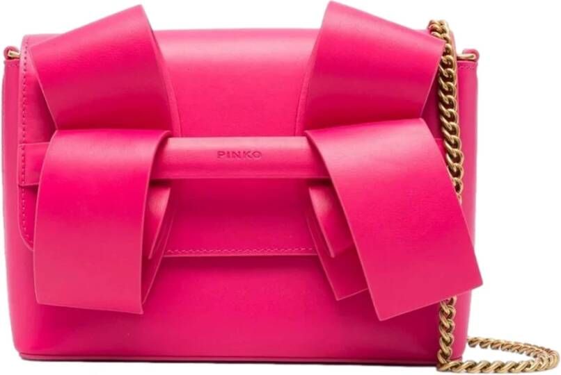 Pinko Womens Bags Cross Body Pink Noos Roze Dames