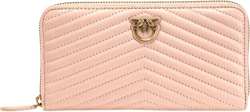 Pinko Rosa Pink Portemonnee en Kaarthouder Pink Dames - Foto 6