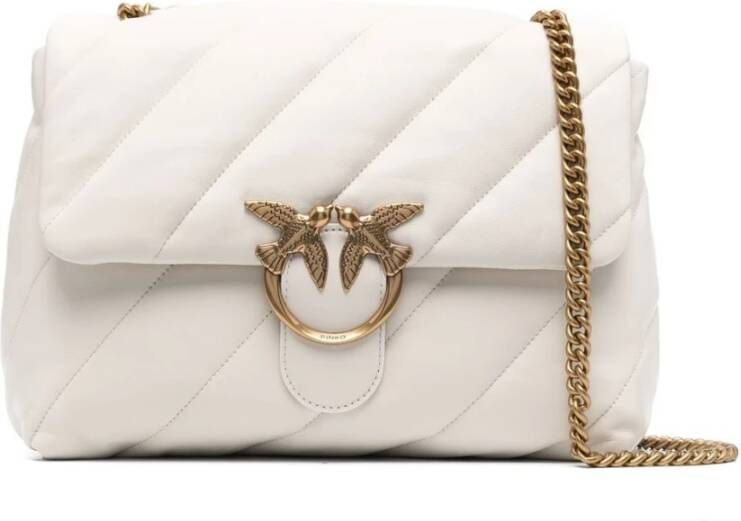 Pinko Stijlvolle Schoudertassen voor Dagelijks Gebruik White Dames - Foto 2