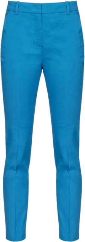 Pinko Trousers Blauw Dames