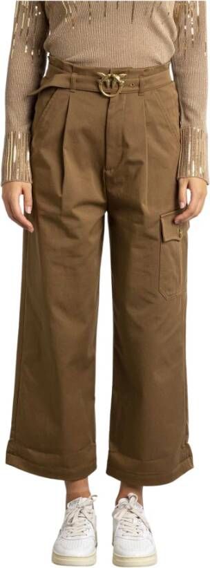 pinko Trousers Bruin Dames