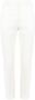 Pinko Cropped Damesbroek White Dames - Thumbnail 1