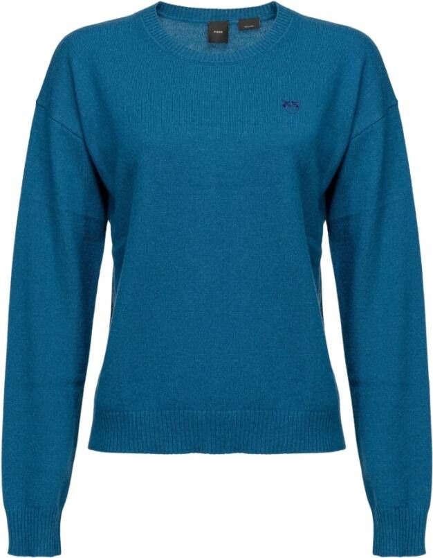 Pinko Kasjmier Dames Trui Blauw Outlet Blue Dames