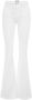 Pinko Retro Flare Jeans White Dames - Thumbnail 1